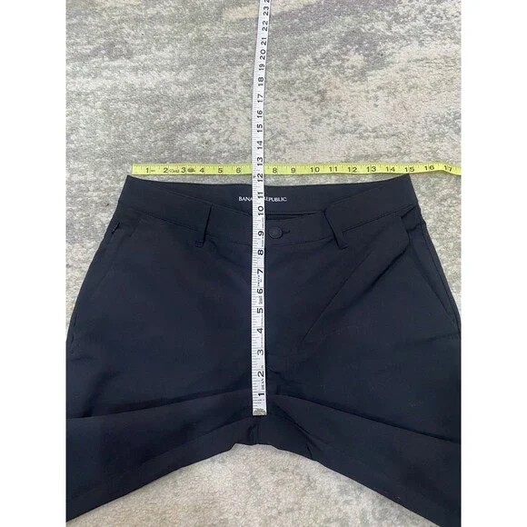 BANANA REPUBLIC Tech Pants Men 30x34 Black Performance Athleisure Lightweight - Picture 4 of 9